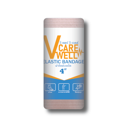 ผ้ายืดพันเคล็ด V CARE V WELL ขนาด 4 นิ้ว_0
